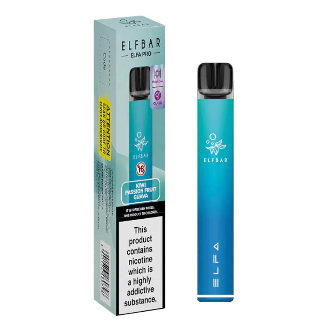 Elf Bar ELFA Pro 600 Puffs Prefilled Pod Kit | Only £5.99 | Any 3 for £16