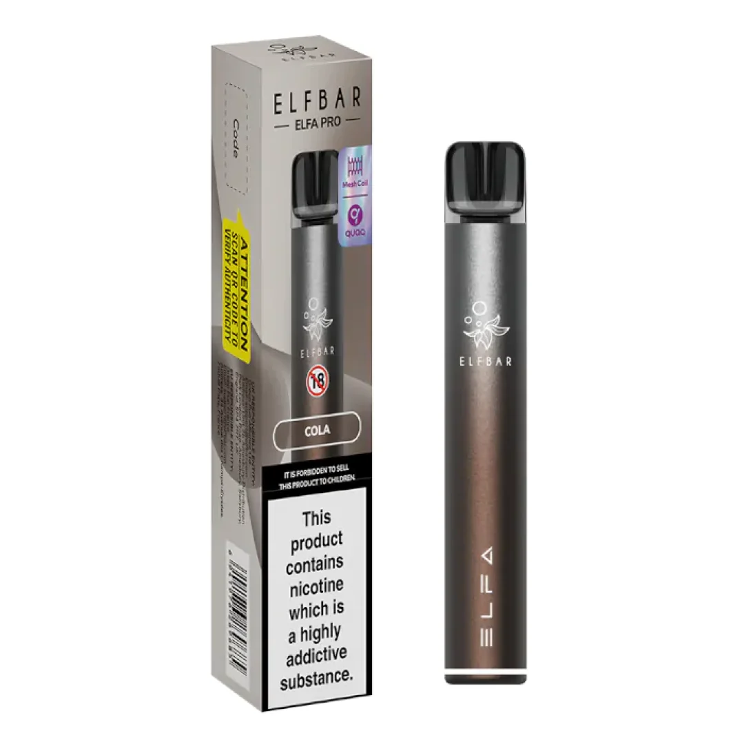 Elf Bar ELFA Pro 600 Puffs Prefilled Pod Kit | Only £5.99 | Any 3 for £16
