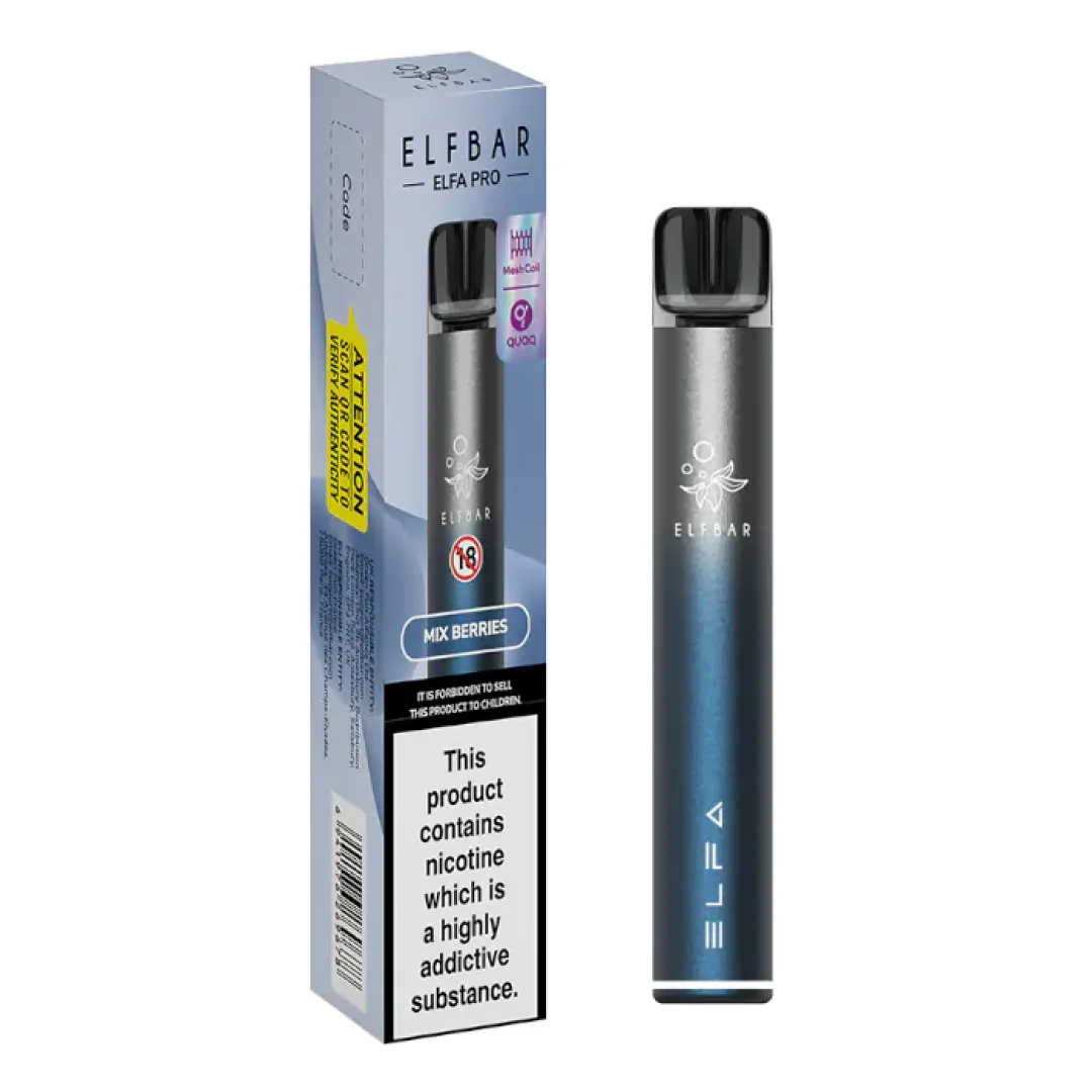 Elf Bar ELFA Pro 600 Puffs Prefilled Pod Kit | Only £5.99 | Any 3 for £16
