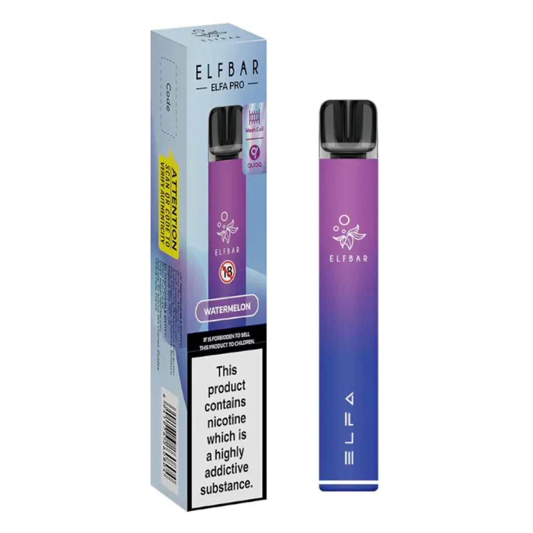 Elf Bar ELFA Pro 600 Puffs Prefilled Pod Kit | Only £5.99 | Any 3 for £16