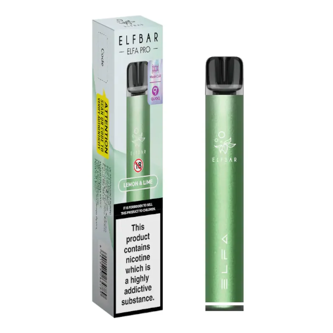 Elf Bar ELFA Pro 600 Puffs Prefilled Pod Kit | Only £5.99 | Any 3 for £16