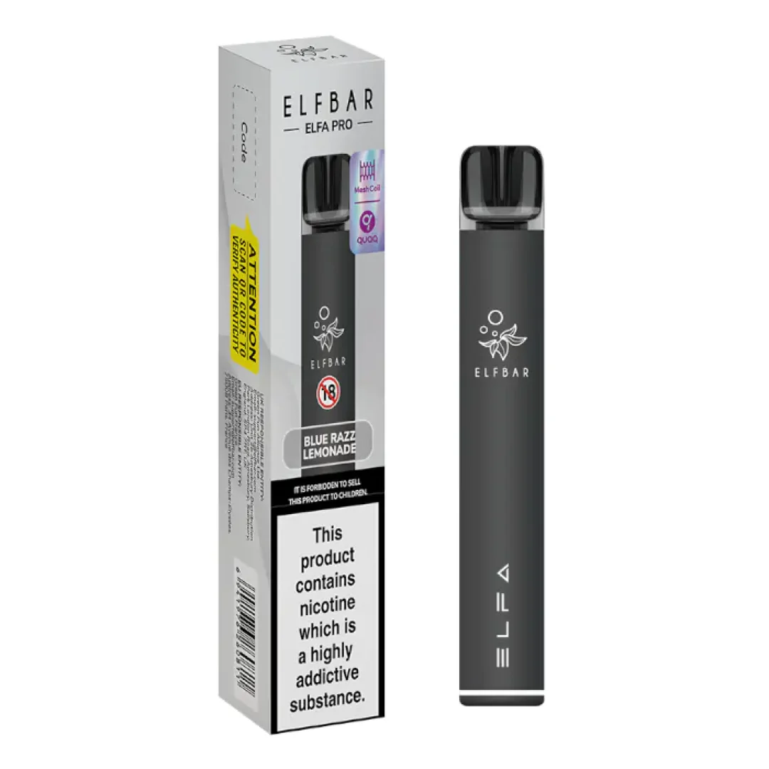 Elf Bar ELFA Pro 600 Puffs Prefilled Pod Kit | Only £5.99 | Any 3 for £16