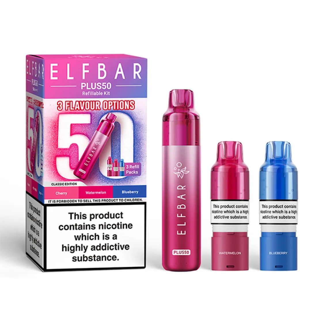 Elf Bar Plus 50 Refillable Kit