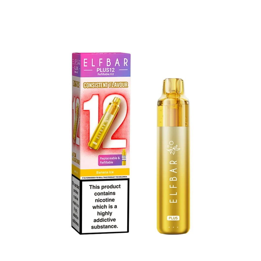 Elfbar Plus 12K Puffs Prefilled Pod Kit | Only £8.99 | Any 3 for £23