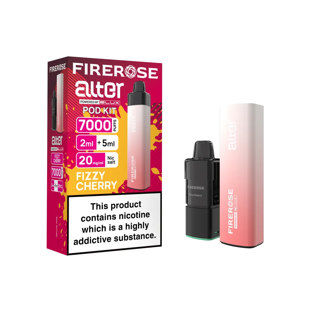 vapes alter Elux Firerose Alter 7000 Puffs Prefilled Pod Kit