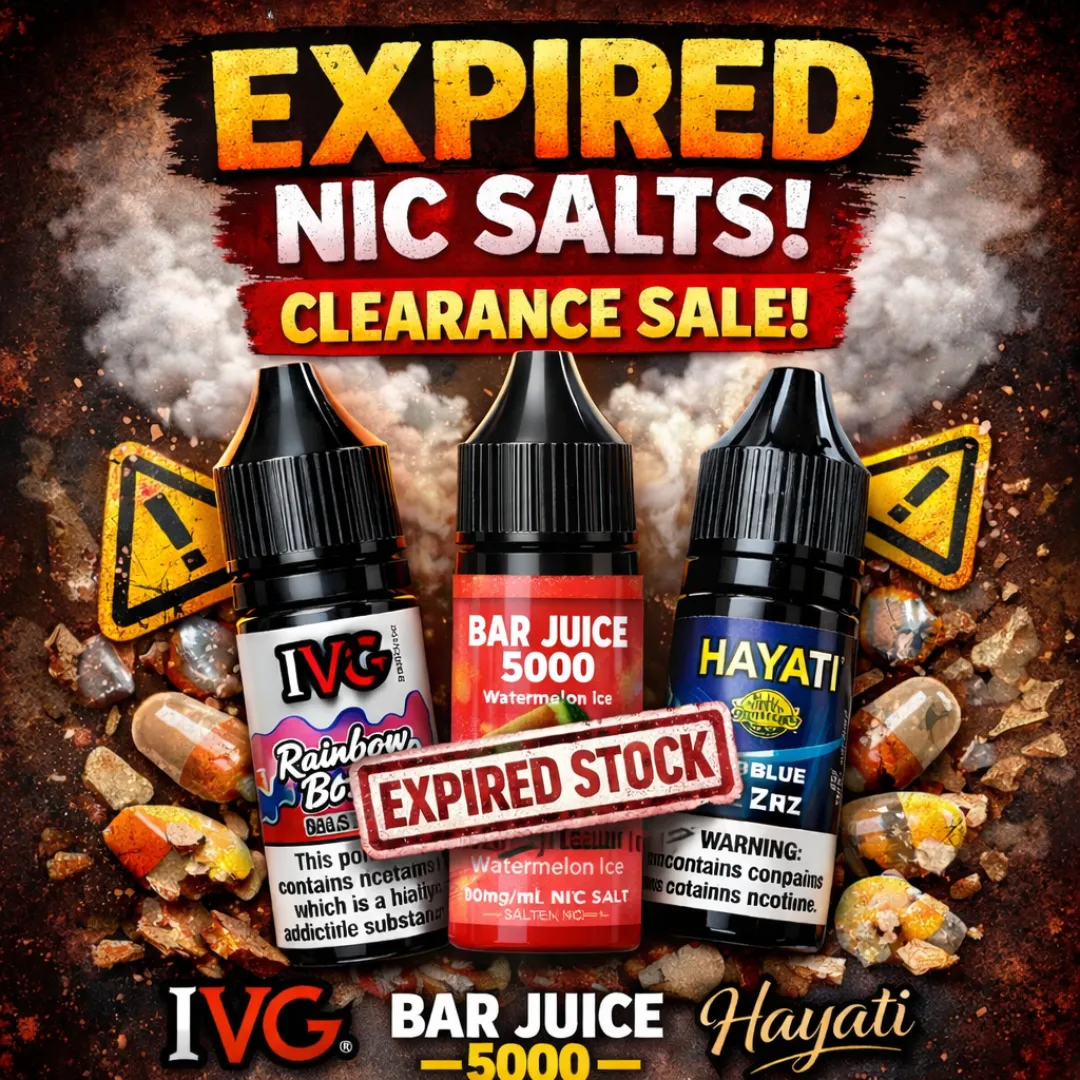 EXPIRED NIC SALTS | 10 FOR £2