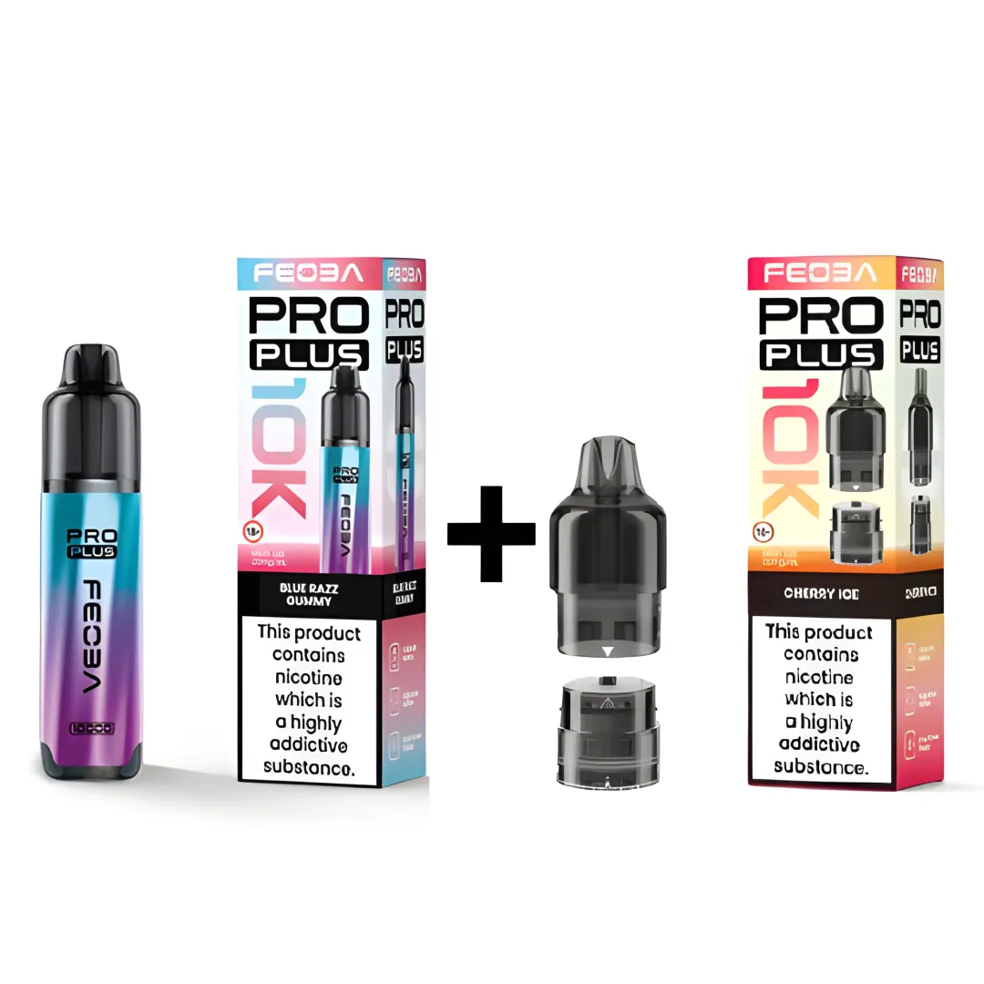 Feoba Pro Plus 10K Kit + Pod | Bundle Offer | Only £11.99