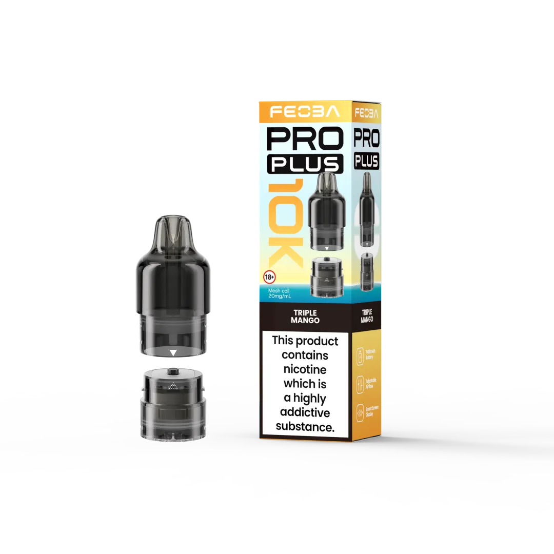 FEOBA Pro Plus 10K Prefilled Pods | Only £4.99 | Any 3 for £12