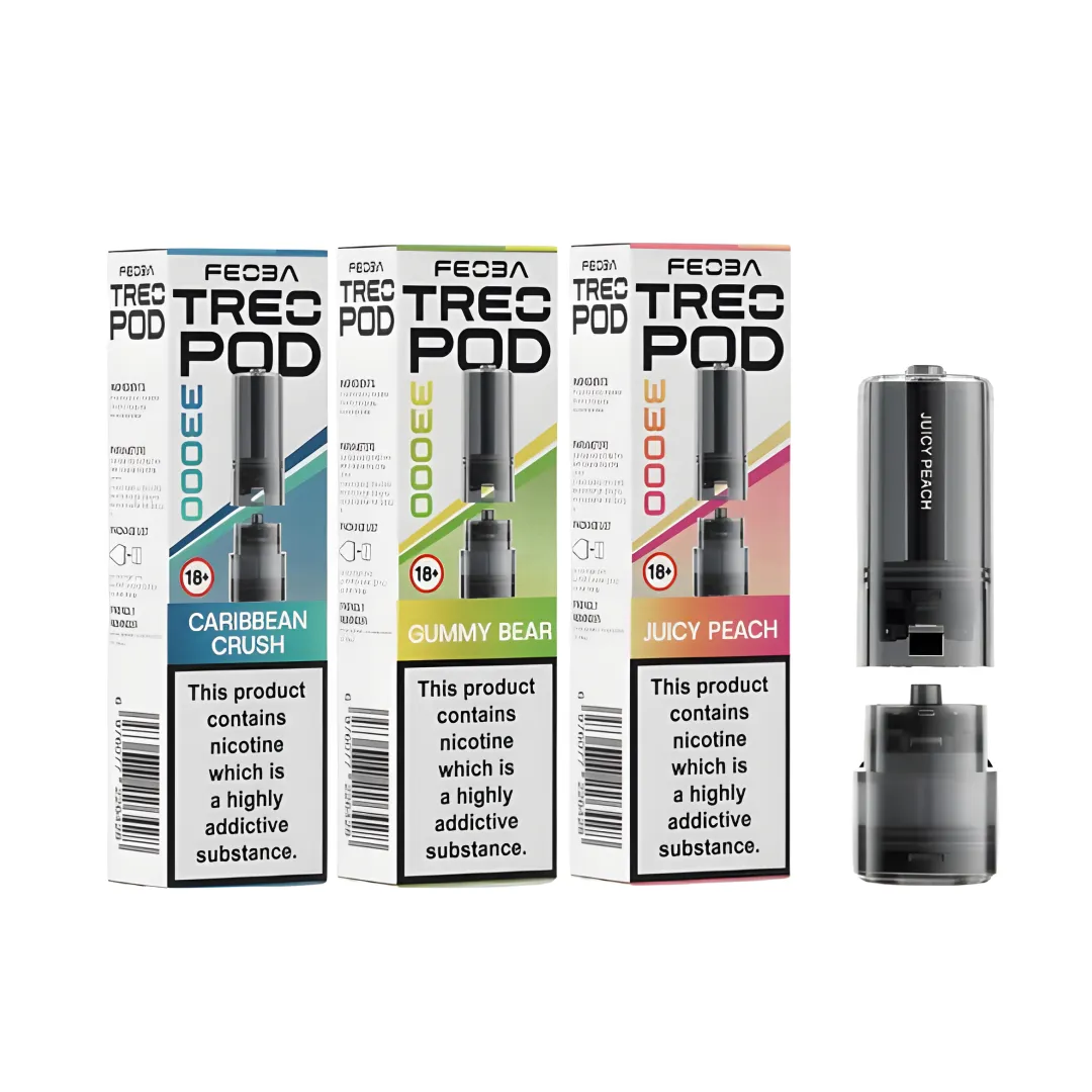 Feoba Treo 33K Refill Pods | Only £5.99 | Any 3 for £15