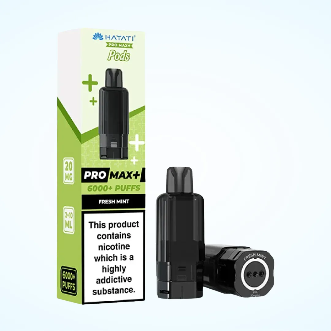 Fresh Mint Hayati Pro Max Plus 6K Prefilled Refill Pods