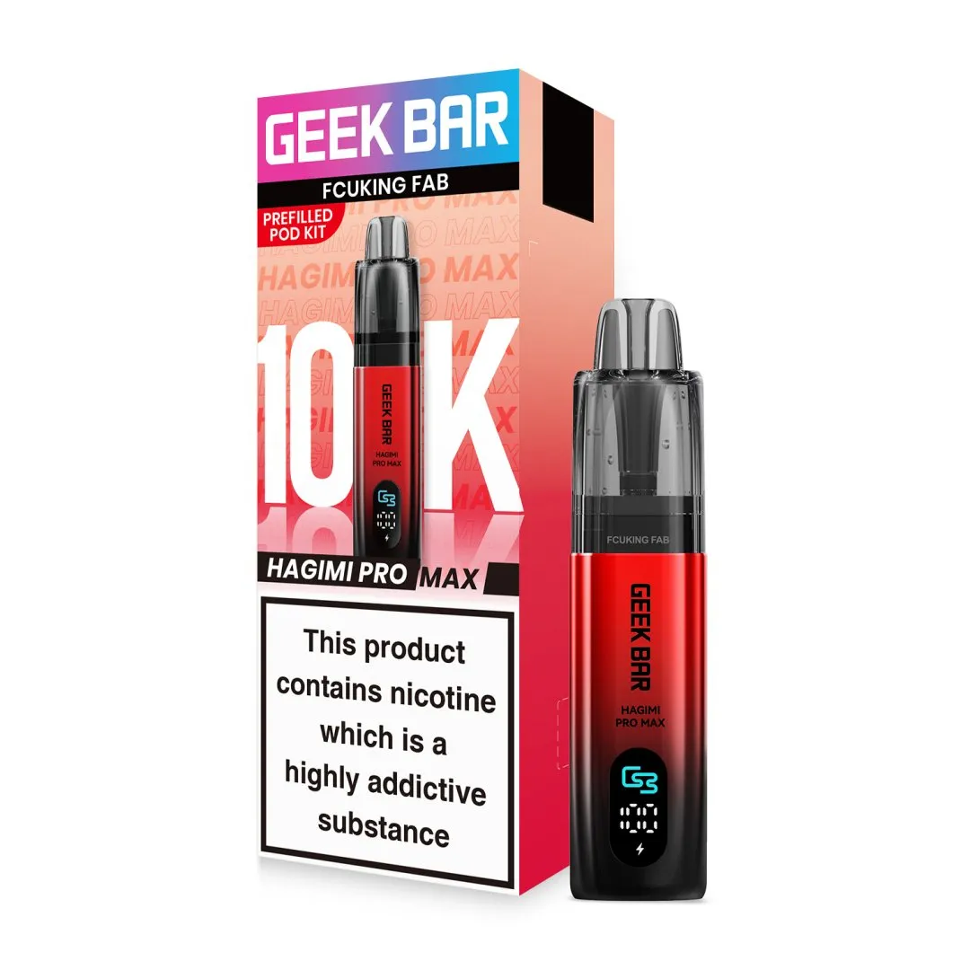 Geek Bar Hagimi Pro Max 10K Puffs Pod Kit | Only £8.99 | Any 3 for £24