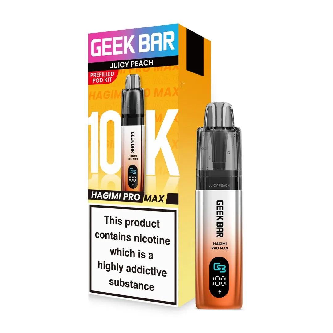 Geek Bar Hagimi Pro Max 10K Puffs Pod Kit | Only £8.99 | Any 3 for £24