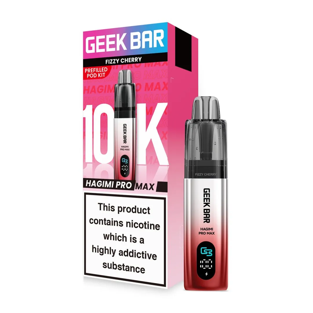 Geek Bar Hagimi Pro Max 10K Puffs Pod Kit | Only £8.99 | Any 3 for £24