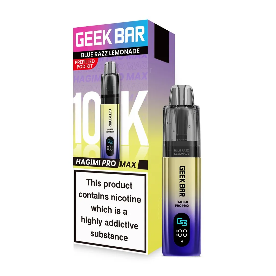 Geek Bar Hagimi Pro Max 10K Puffs Pod Kit | Only £8.99 | Any 3 for £24