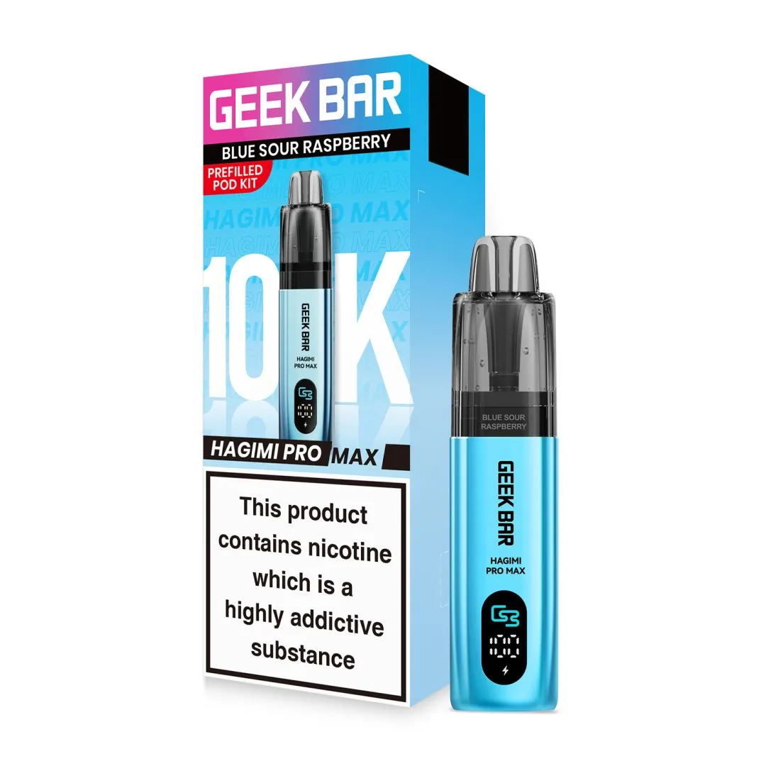 Geek Bar Hagimi Pro Max 10K Puffs Pod Kit | Only £8.99 | Any 3 for £24
