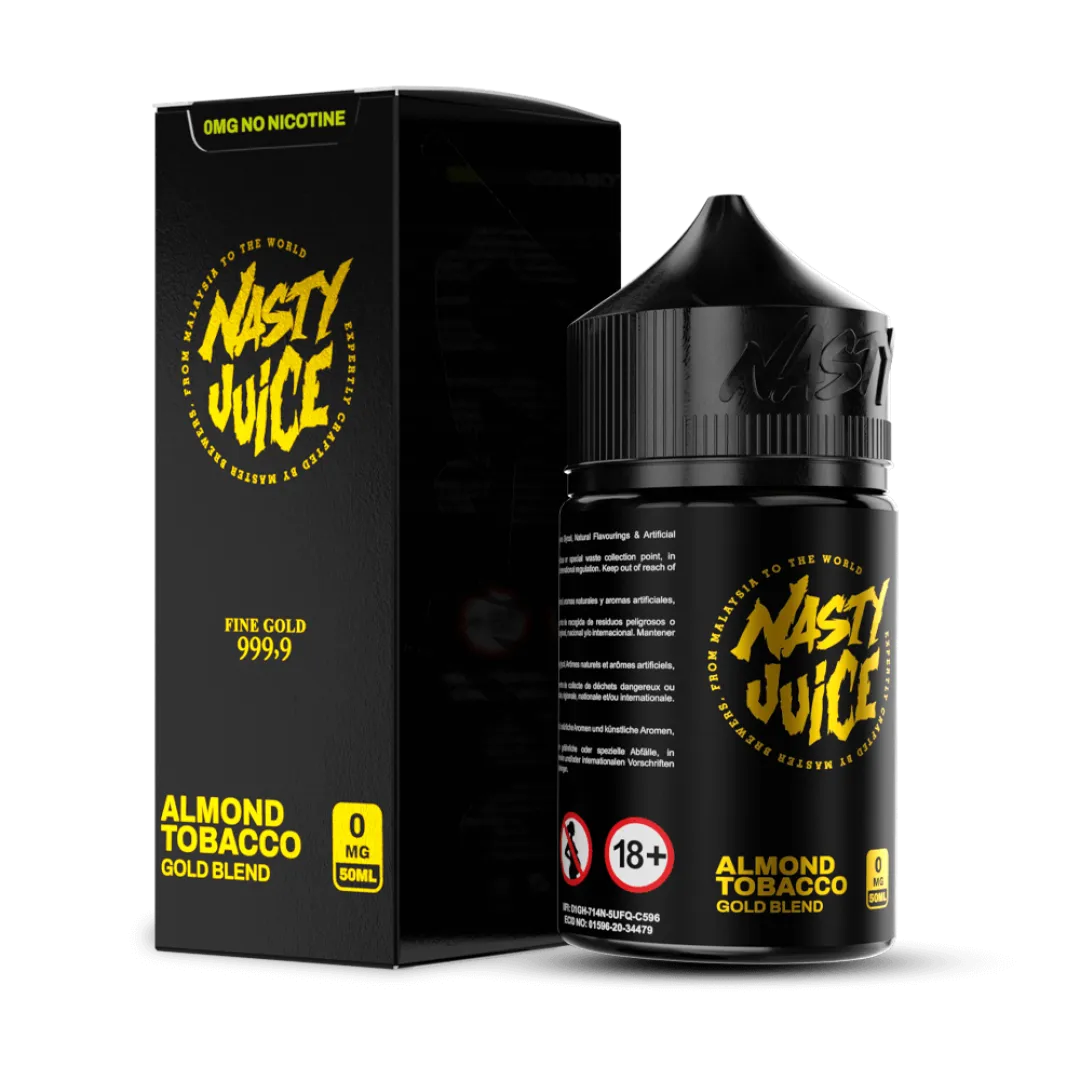 ALMOND TOBACCO GOLD BLEND 50ML SHORTFILL BY NASTY JUICE