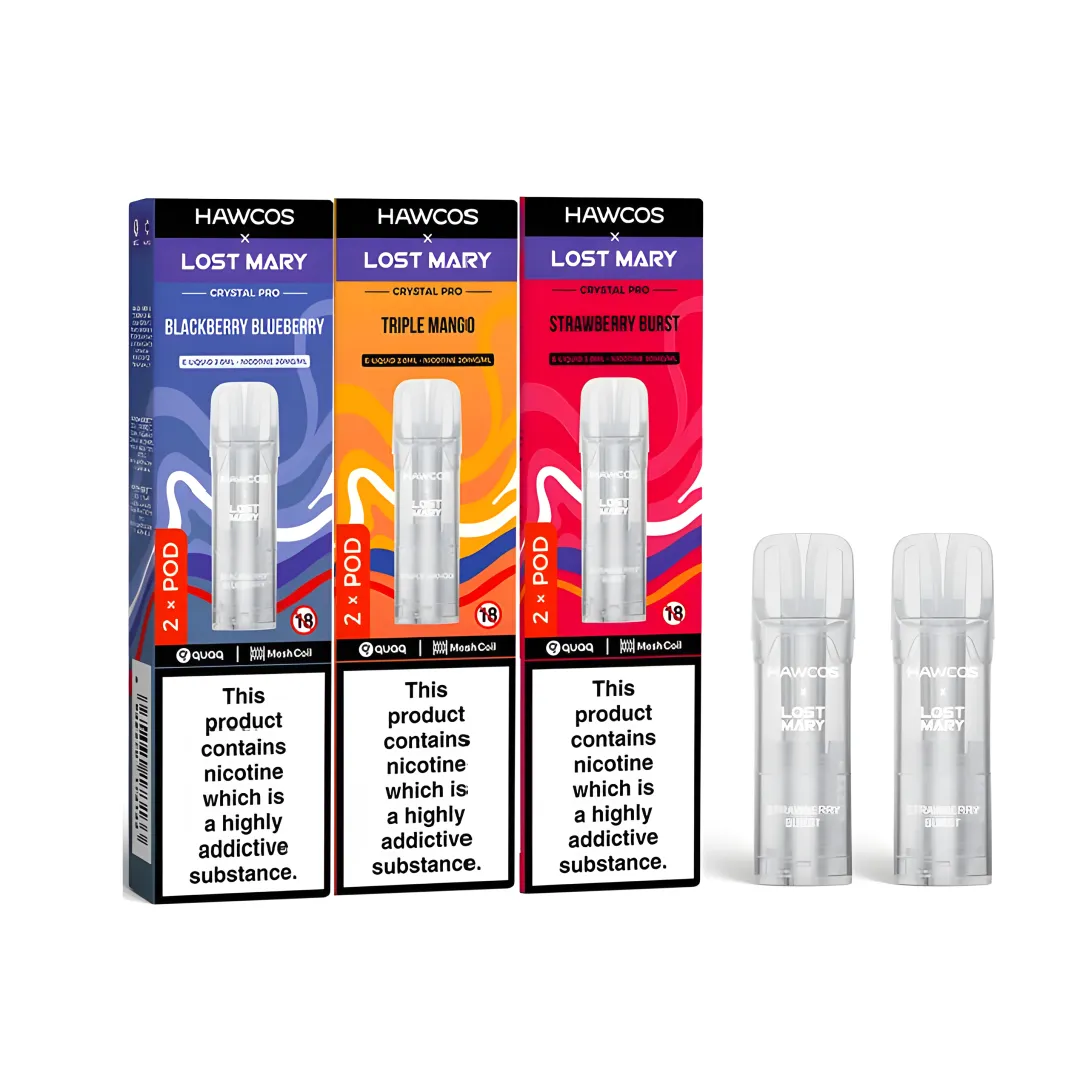 Hawcos x Lost Mary Crystal Pro Refill Pods | Only £4.99 | Any 3 for £14