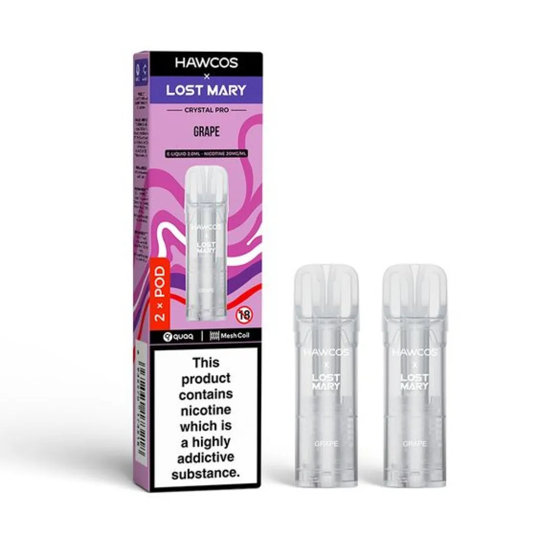 Hawcos x Lost Mary Crystal Pro Refill Pods | Only £4.99 | Any 3 for £14