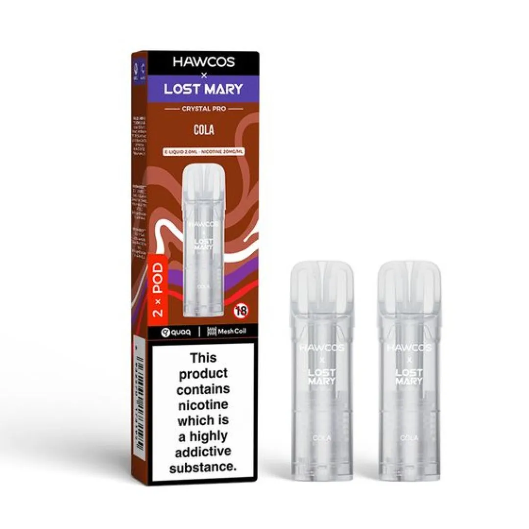 Hawcos x Lost Mary Crystal Pro Refill Pods | Only £4.99 | Any 3 for £14