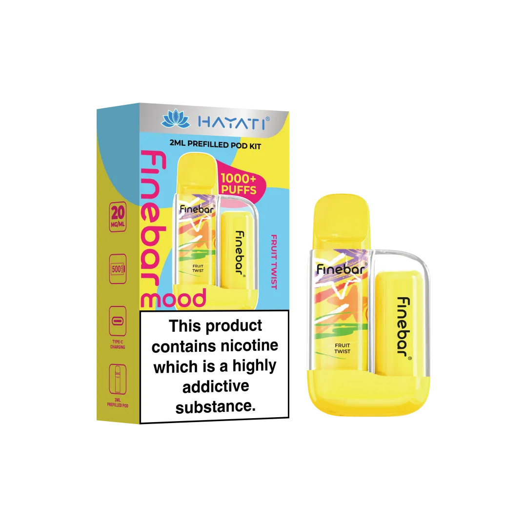 Hayati Finebar Mood 1000 Puffs Pod Kit | Only £4.99