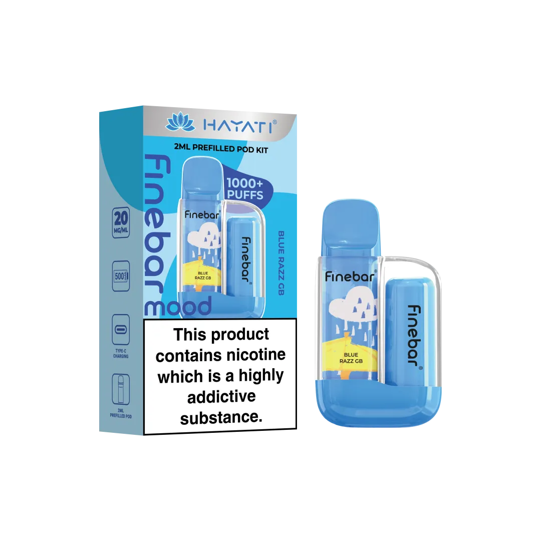 Hayati Finebar Mood 1000 Puffs Pod Kit | Only £4.99