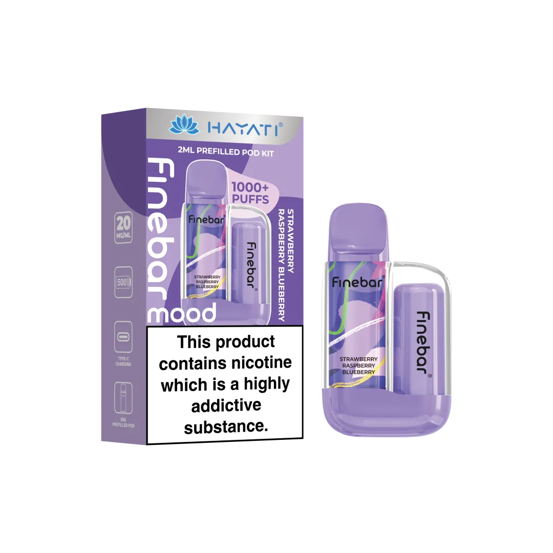 Hayati Finebar Mood 1000 Puffs Pod Kit | Only £4.99