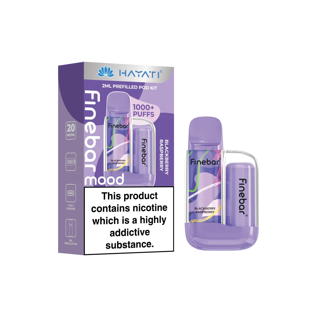 Hayati Finebar Mood 1000 Puffs Pod Kit | Only £4.99