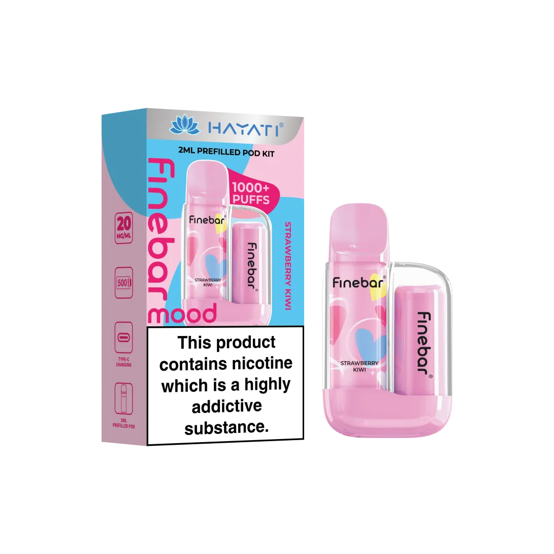 Hayati Finebar Mood 1000 Puffs Pod Kit | Only £4.99