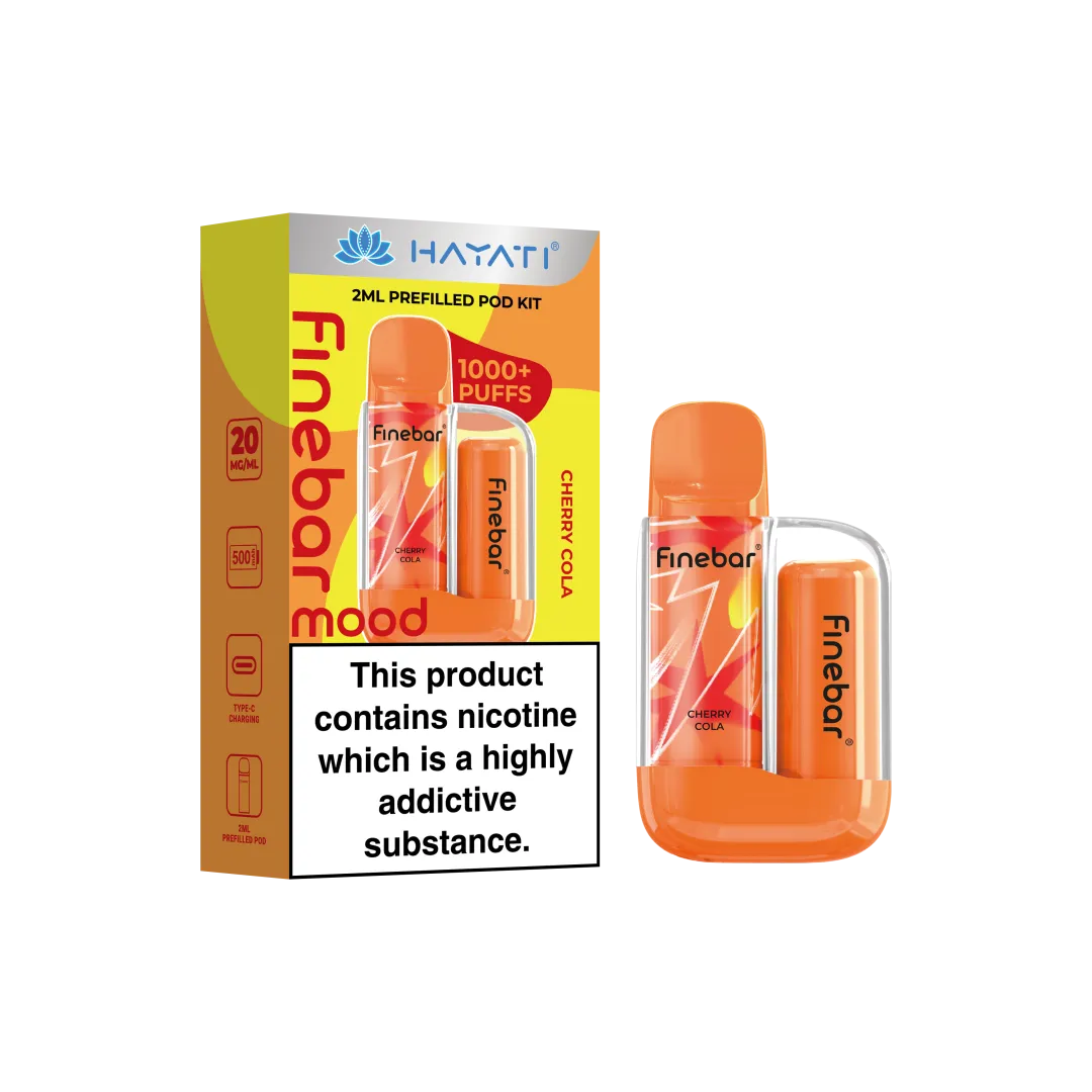 Hayati Finebar Mood 1000 Puffs Pod Kit | Only £4.99