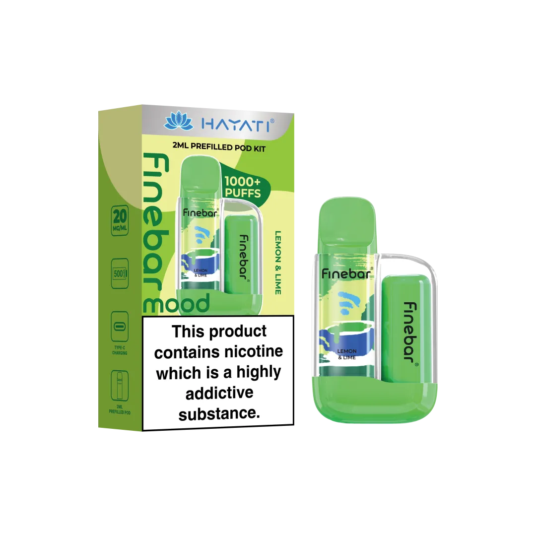 Hayati Finebar Mood 1000 Puffs Pod Kit | Only £4.99