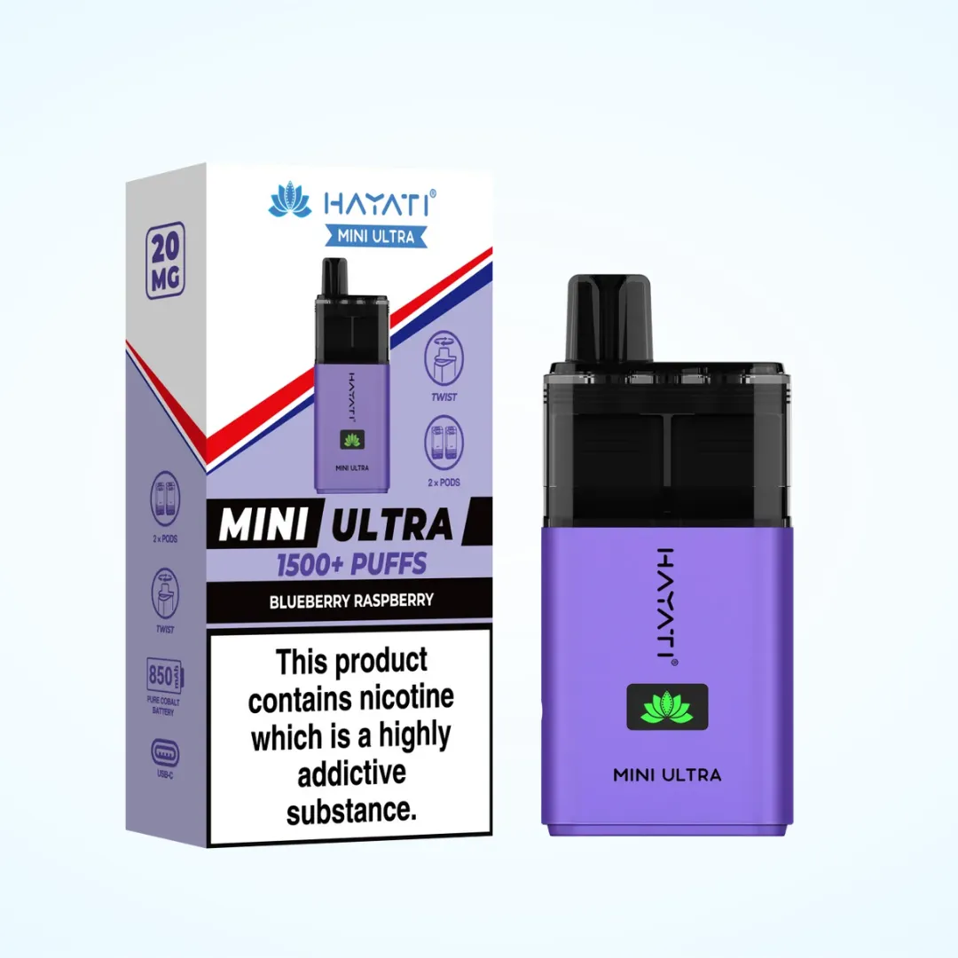Hayati Mini Ultra 1500 Puffs Vape Kit | Only £4.99 | Any 3 for £12