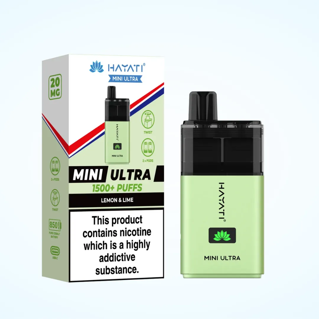 Hayati Mini Ultra 1500 Puffs Vape Kit | Only £4.99 | Any 3 for £12