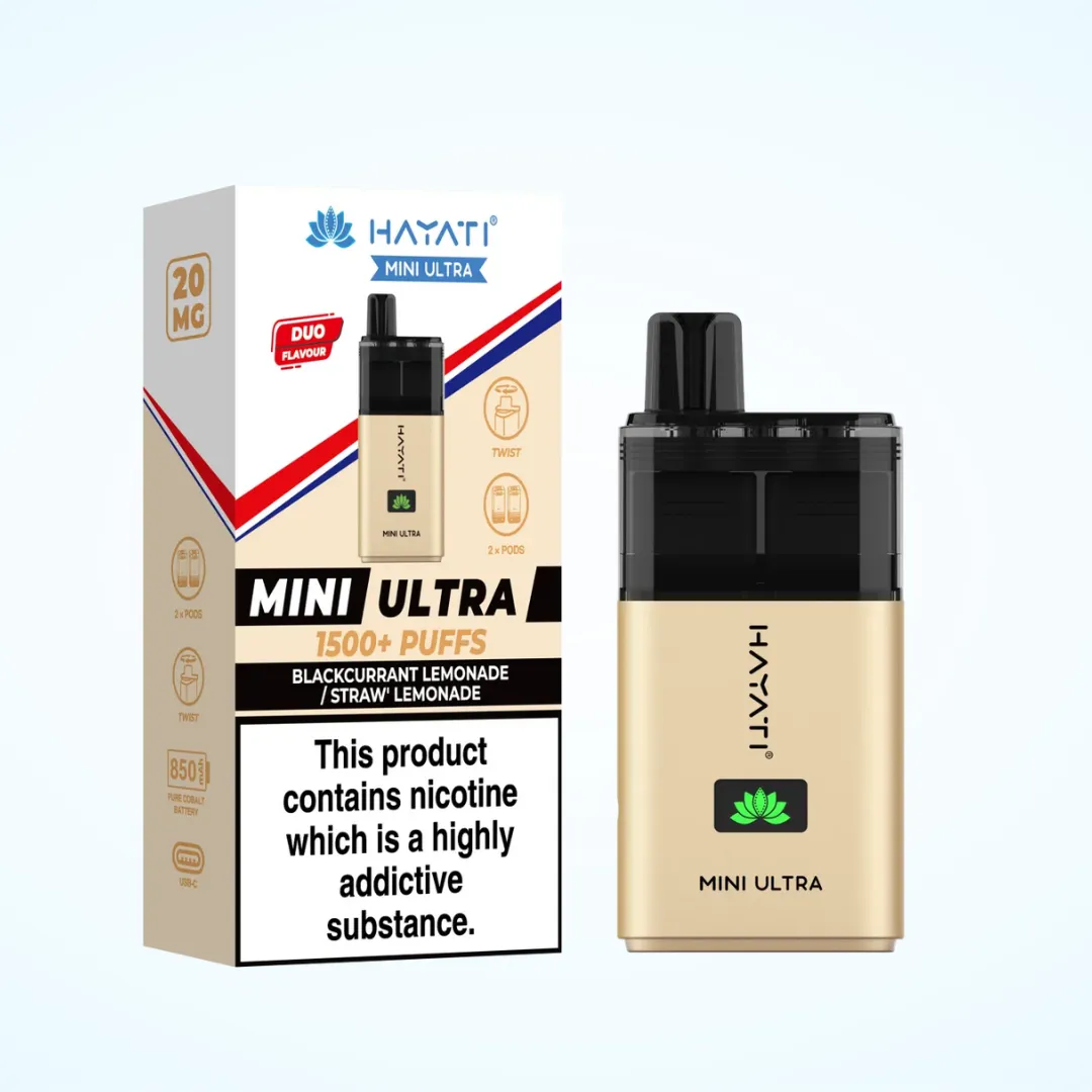 Hayati Mini Ultra 1500 Puffs Vape Kit | Only £4.99 | Any 3 for £12