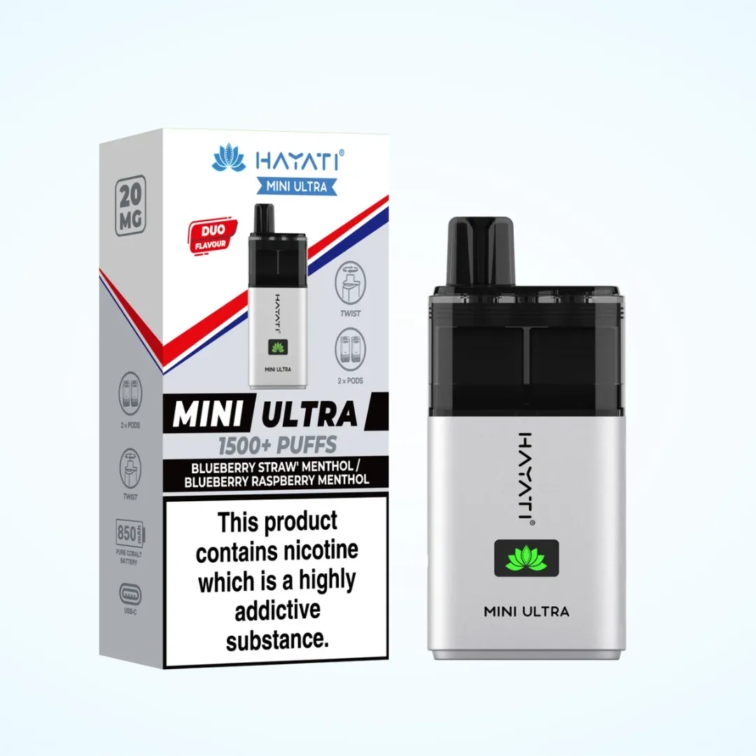 Hayati Mini Ultra 1500 Puffs Vape Kit | Only £4.99 | Any 3 for £12