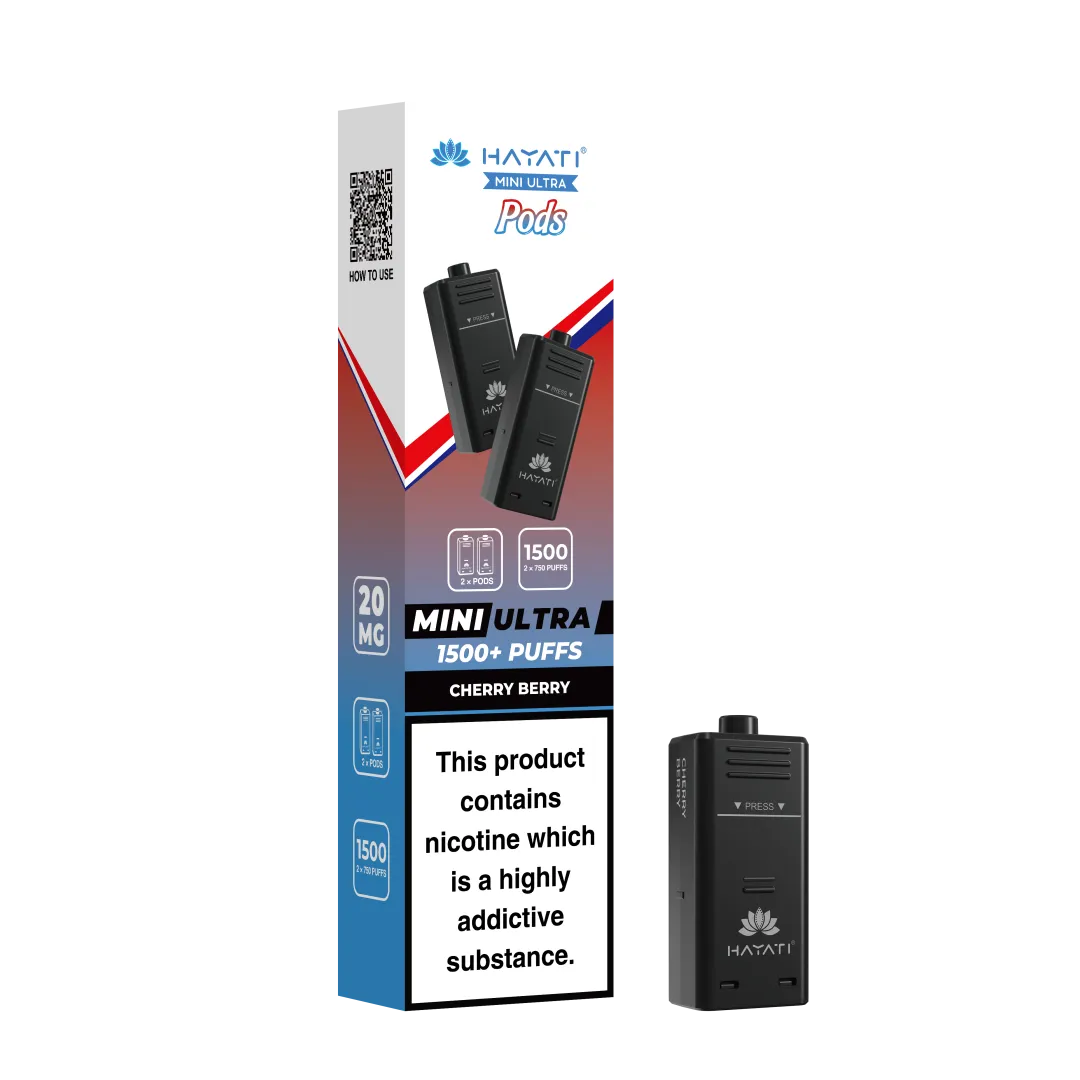 Hayati Mini Ultra 1500 Prefilled Refill Pods | Only £3.99 | Any 3 for £9