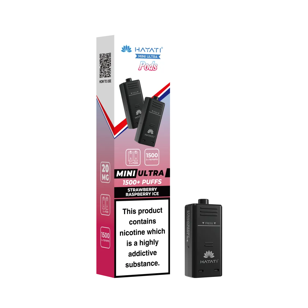 Hayati Mini Ultra 1500 Prefilled Refill Pods | Only £3.99 | Any 3 for £9