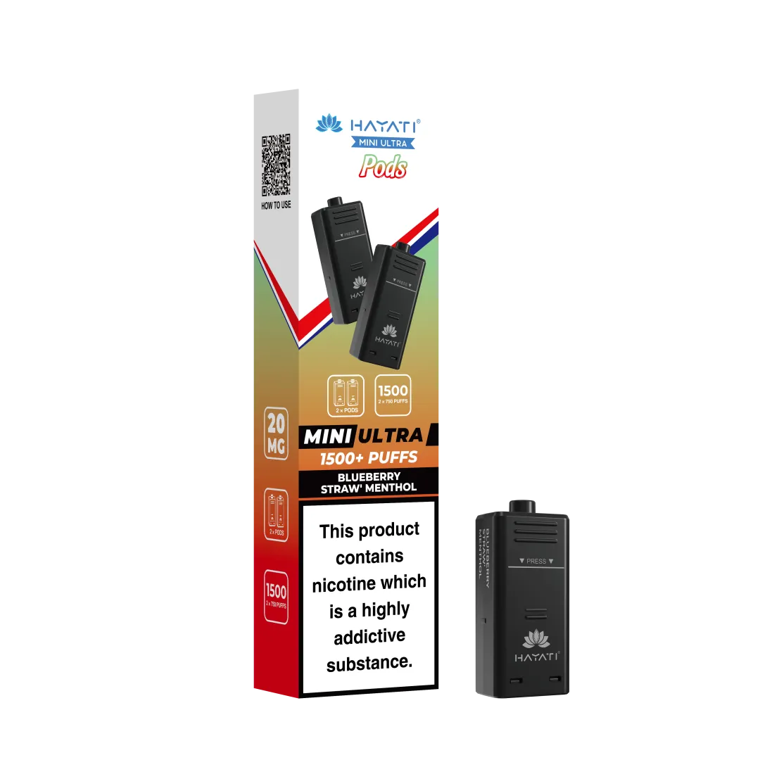 Hayati Mini Ultra 1500 Prefilled Refill Pods | Only £3.99 | Any 3 for £9