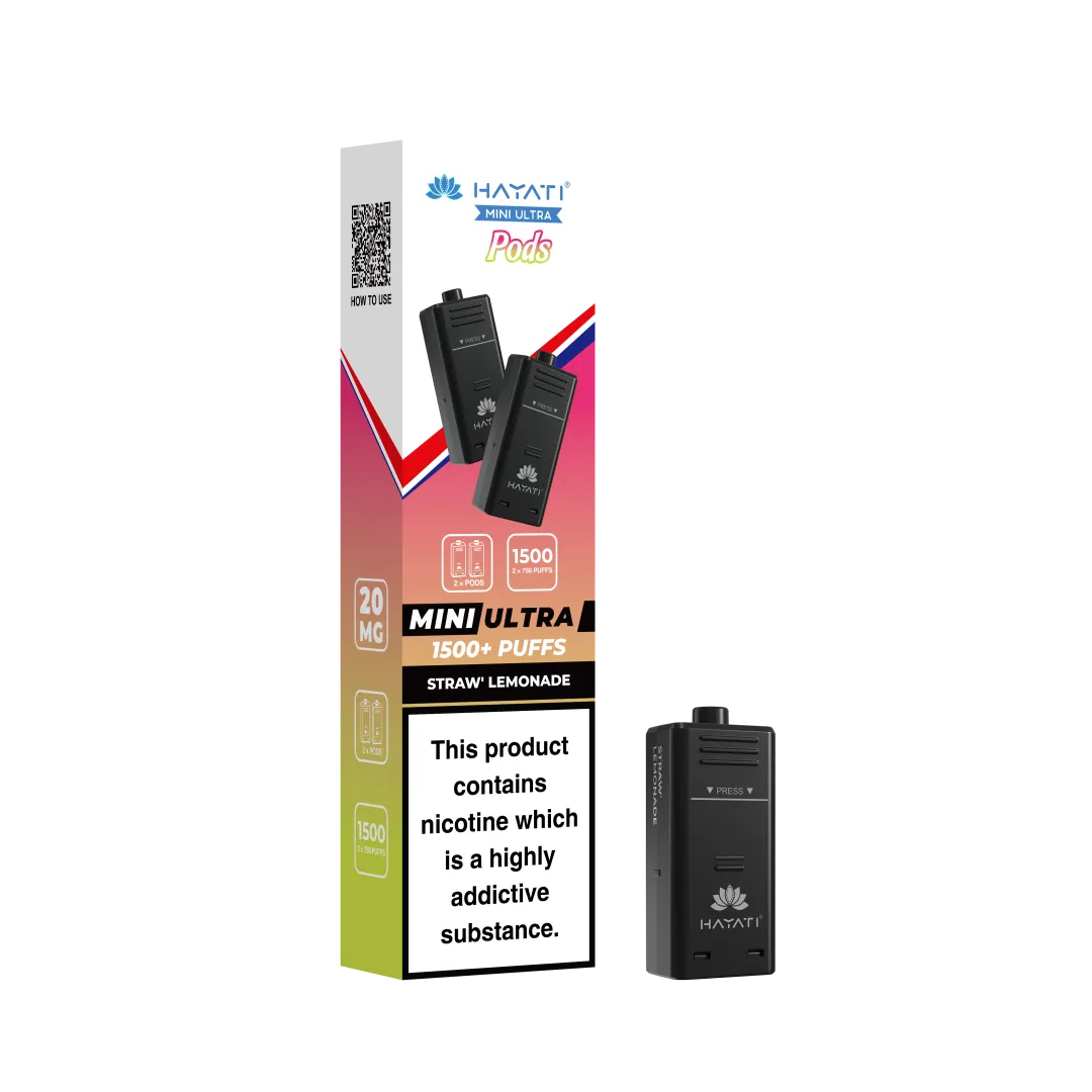 Hayati Mini Ultra 1500 Prefilled Refill Pods | Only £3.99 | Any 3 for £9