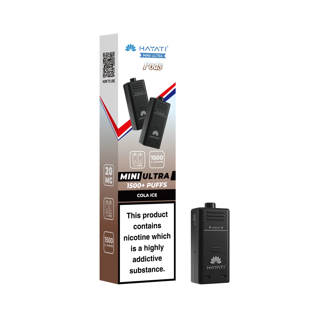 Hayati Mini Ultra 1500 Prefilled Refill Pods | Only £3.99 | Any 3 for £9