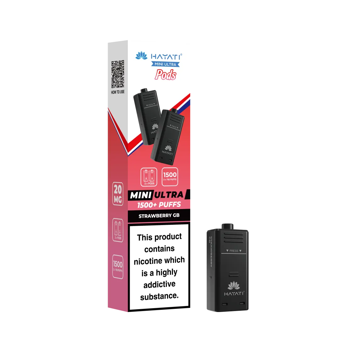 Hayati Mini Ultra 1500 Prefilled Refill Pods | Only £3.99 | Any 3 for £9