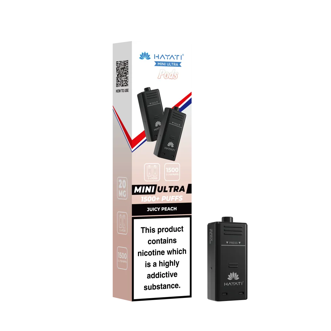 Hayati Mini Ultra 1500 Prefilled Refill Pods | Only £3.99 | Any 3 for £9