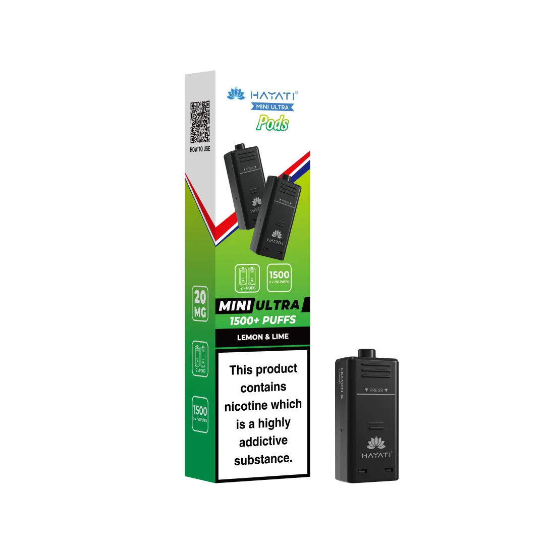 Hayati Mini Ultra 1500 Prefilled Refill Pods | Only £3.99 | Any 3 for £9