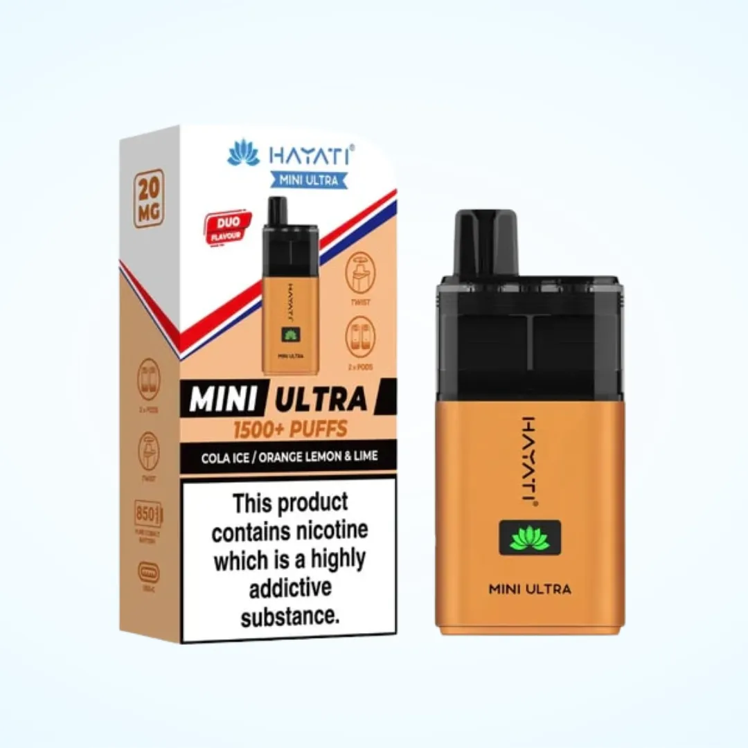 Hayati Mini Ultra 1500 Prefilled Refill Pods | Only £2.99 | Any 3 for £8