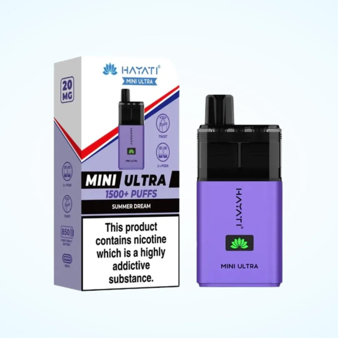 Hayati Mini Ultra 1500 Prefilled Refill Pods | Only £2.99 | Any 3 for £8
