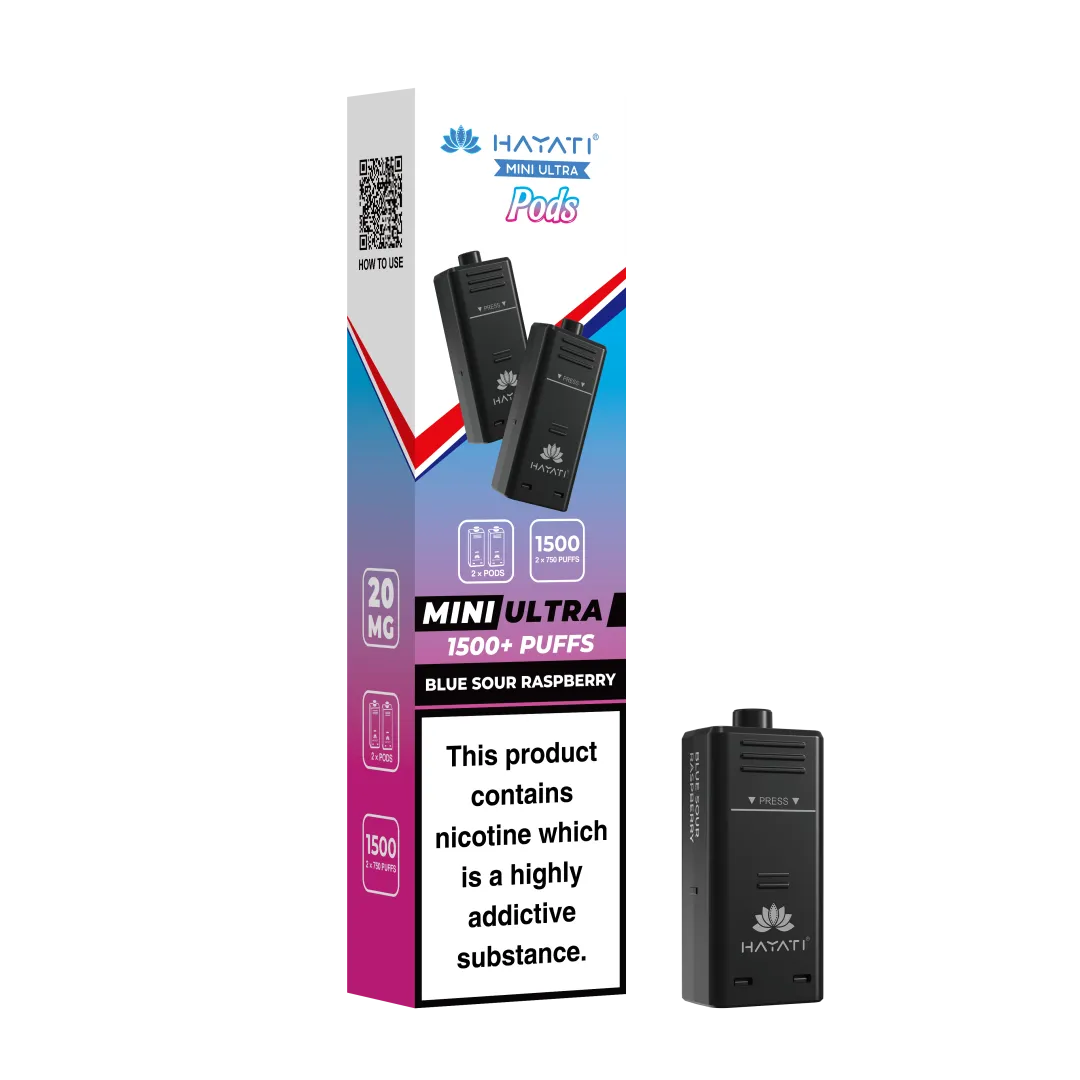 Hayati Mini Ultra 1500 Prefilled Refill Pods | Only £3.99 | Any 3 for £9