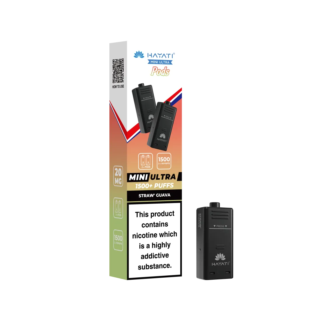 Hayati Mini Ultra 1500 Prefilled Refill Pods | Only £3.99 | Any 3 for £9