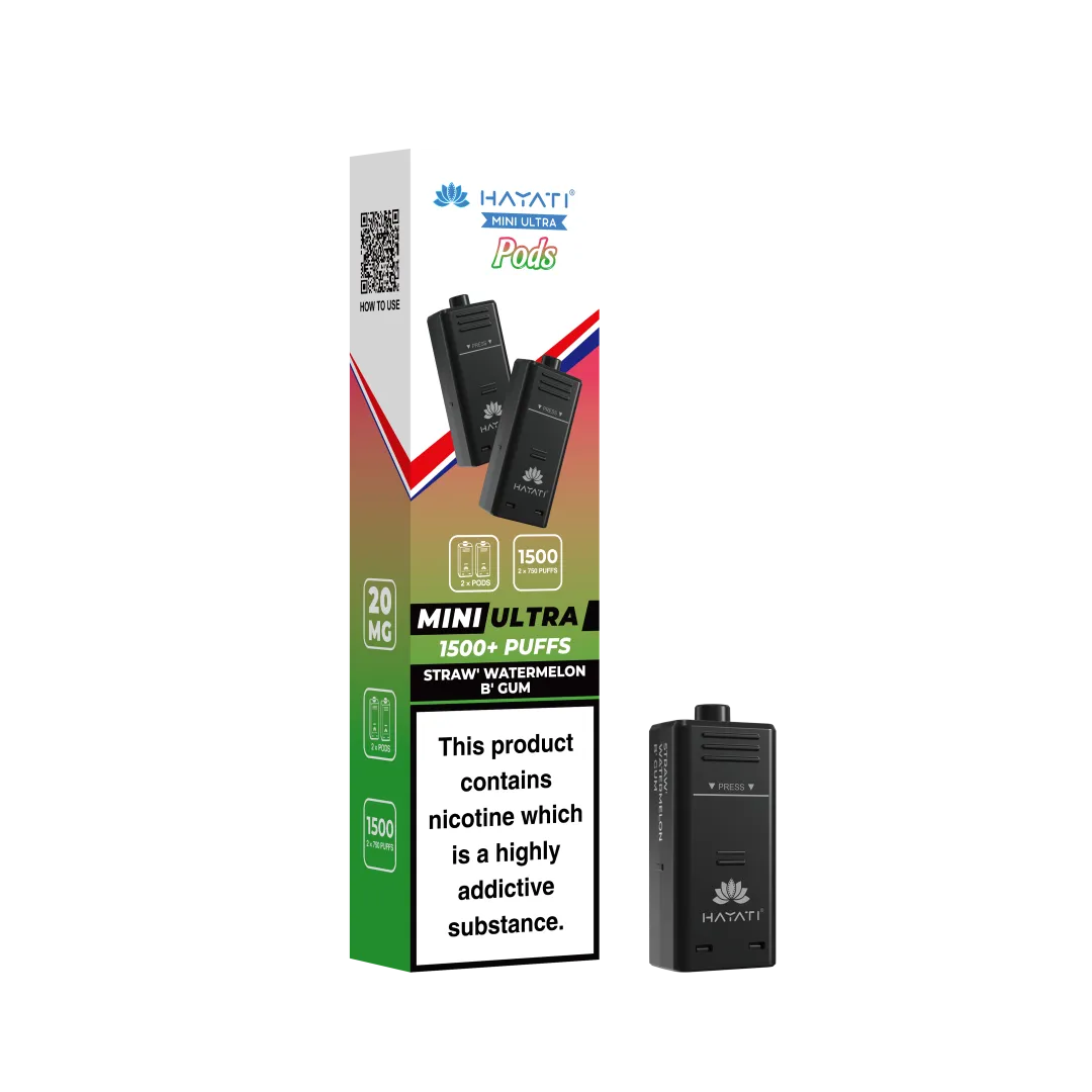 Hayati Mini Ultra 1500 Prefilled Refill Pods | Only £3.99 | Any 3 for £9