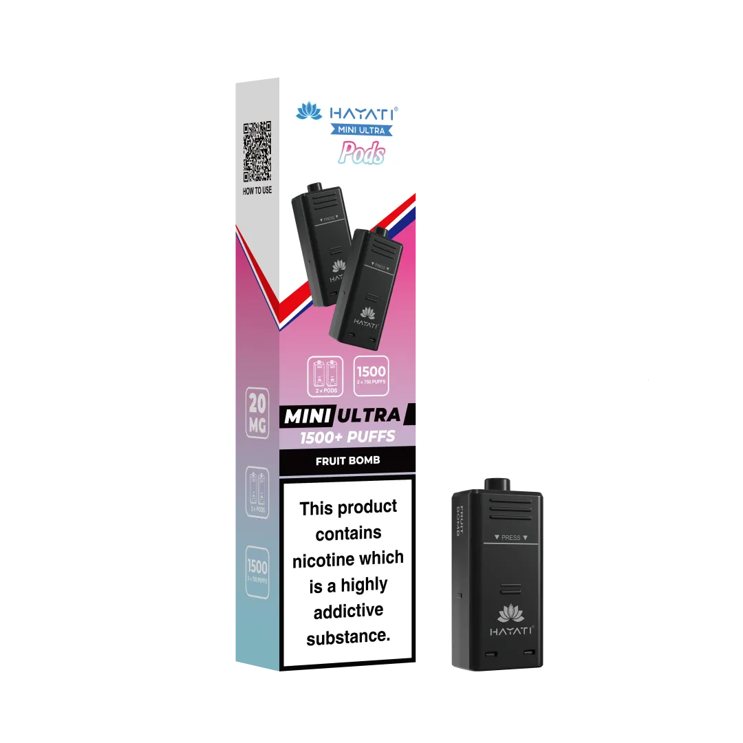 Hayati Mini Ultra 1500 Prefilled Refill Pods | Only £3.99 | Any 3 for £9