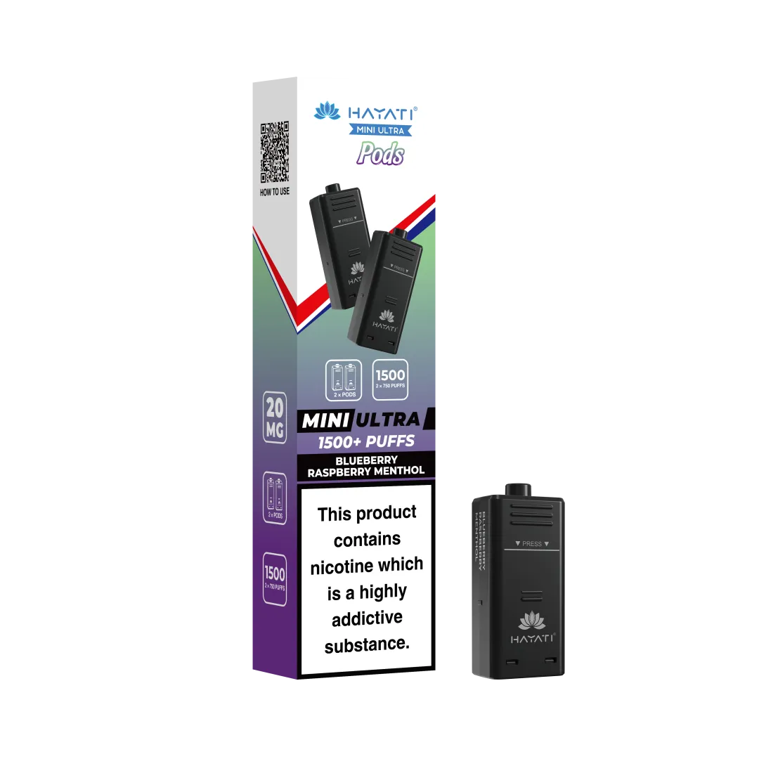 Hayati Mini Ultra 1500 Prefilled Refill Pods | Only £3.99 | Any 3 for £9