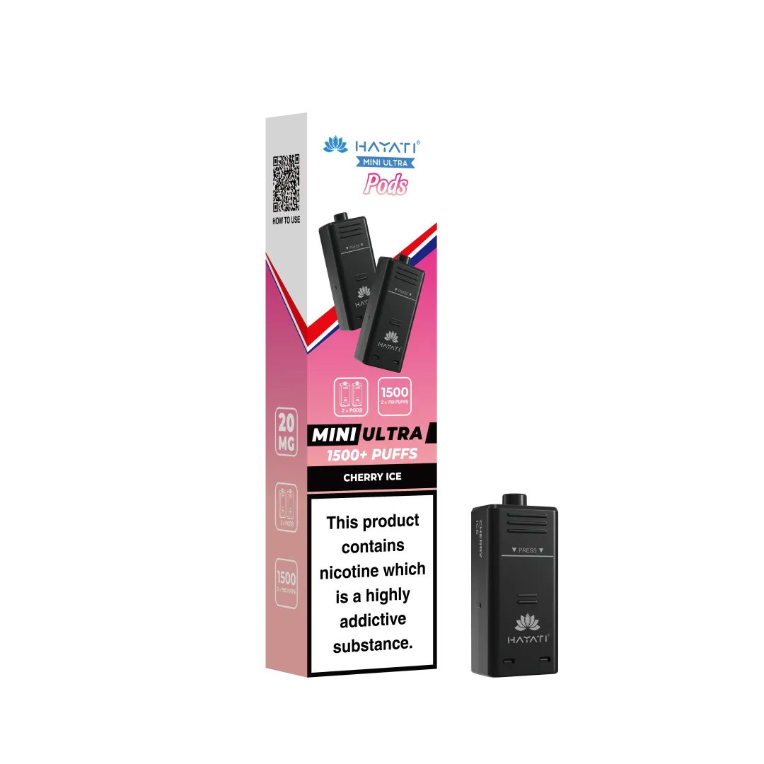 Hayati Mini Ultra 1500 Prefilled Refill Pods | Only £3.99 | Any 3 for £9